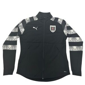 Puma Black and White Women's Track Jacket